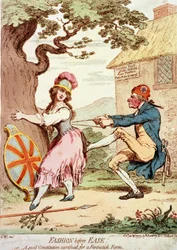Fashion Before Ease, or A Good Constitution Sacrificed for a Fantastic Form